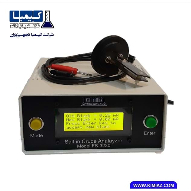 دستگاه اندازه گيری نمک در نفت خام و فرآورده های نفتی روش الکترومتری مطابق با استاندارد ASTM D3230 / IP265