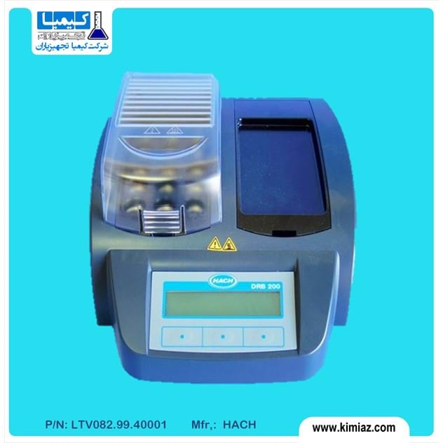 راکتور COD ترموستاتیکی مدل DRB200 تک بلوکه 15 ویال 16 میلی متری ساخت HACH